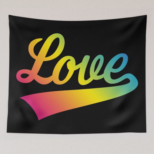 Item preview, Love (Lettering / Rainbow Colors) designed and sold by MrFaulbaum.