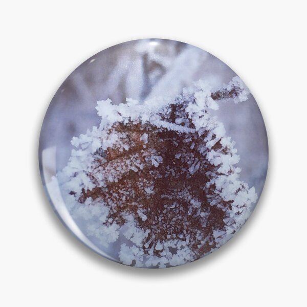 Item preview, Leaf with hoarfrost designed and sold by TheKitchenCynk.
