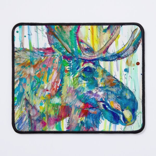 Item preview, MOOSE watercolor portrait .1 designed and sold by lautir.