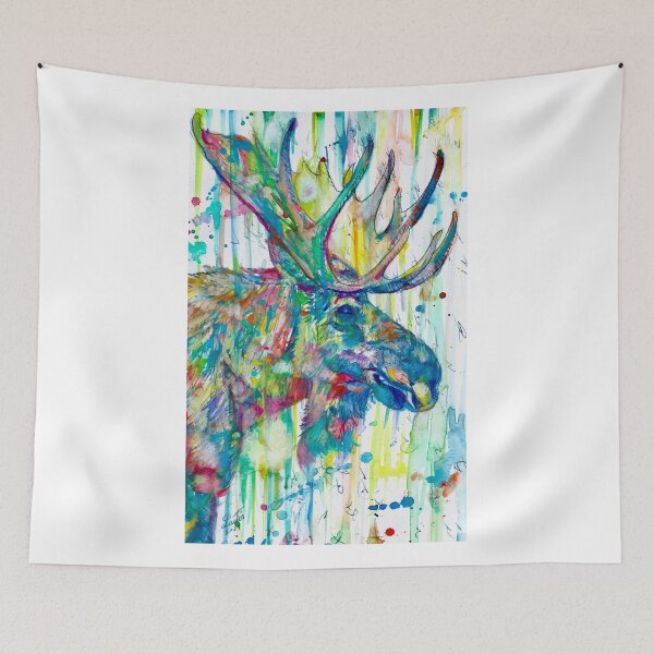 Item preview, Retrato de acuarela de ALCE .1 designed and sold by lautir.