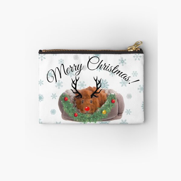 Item preview, Merry Pigmas Christmas Guinea Pig with Antlers Reindeer designed and sold by Artventurous.