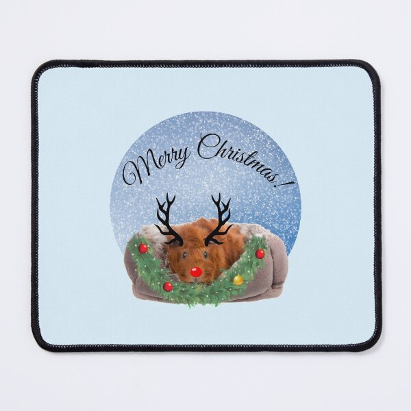 Item preview, Merry Pigmas Christmas Guinea Pig with Antlers Reindeer designed and sold by Artventurous.