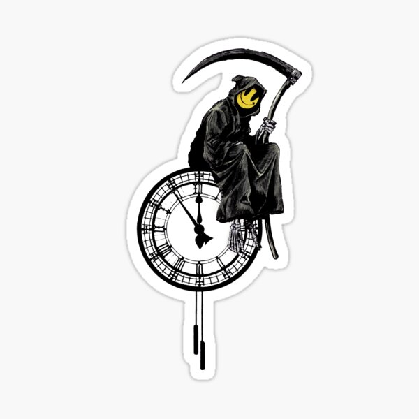 Item preview, Banksy Time Grim Reaper  designed and sold by WE-ARE-BANKSY.
