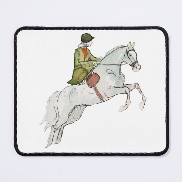 Item preview, Flying Sidesaddle Watercolour Illustration  designed and sold by Lavender Woodman.