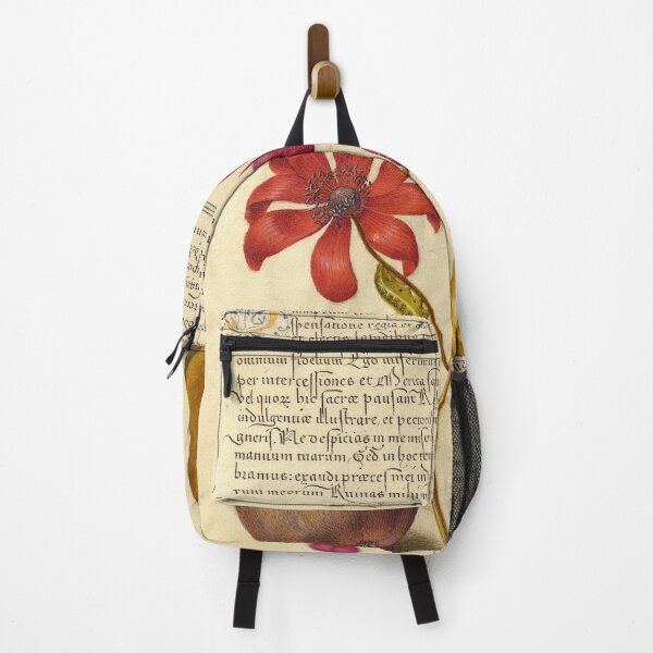 Item preview, Naturalist Manuscript: Flowers, Insect, Fruits, and Calligraphy Illumination by Joris Hoefnagel designed and sold by Naturalist Prints.