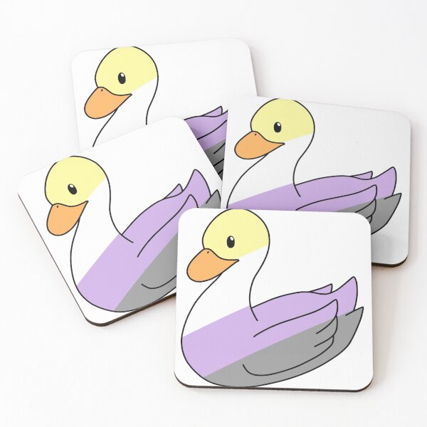 Item preview, Pastel Nonbinary Duck designed and sold by ceolsonart.