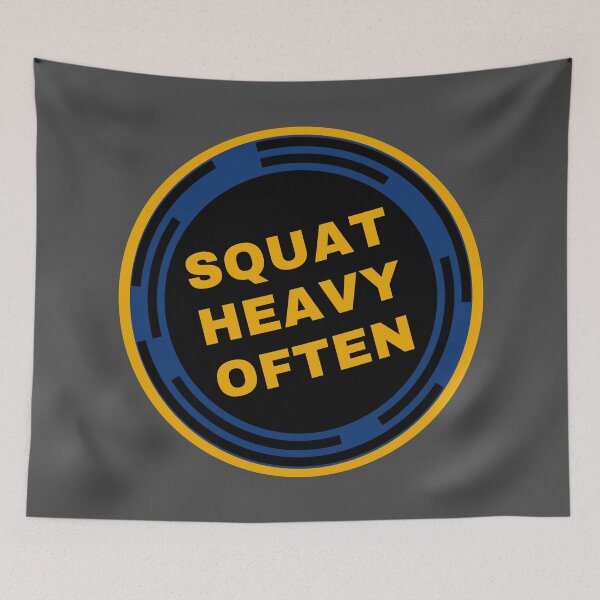 Item preview, Squat Heavy Often Blue Gains designed and sold by Shadowlight21.