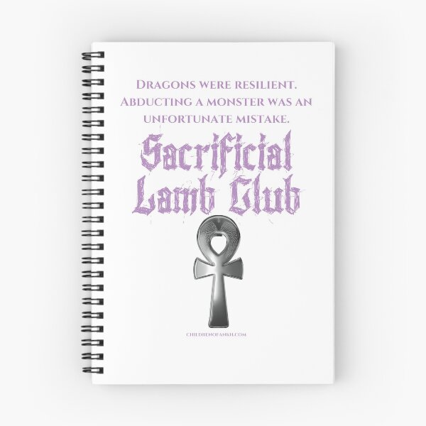 Item preview, Copy of Sacrificial Lamb Club Dragon Quote Merch Purple Font designed and sold by mythomedia.