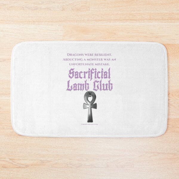 Item preview, Copy of Sacrificial Lamb Club Dragon Quote Merch Purple Font designed and sold by mythomedia.