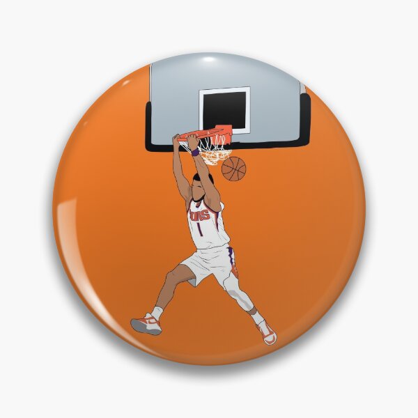 Item preview, Devin Booker Phoenix Basketball Minimalist Dunk designed and sold by PiscesVibes.