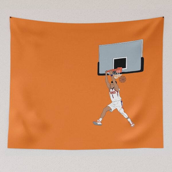 Item preview, Devin Booker Phoenix Basketball Minimalist Dunk designed and sold by PiscesVibes.