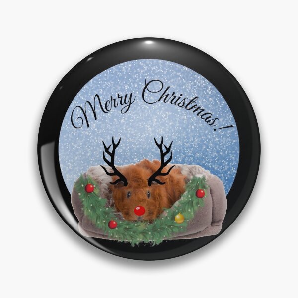 Item preview, Merry Pigmas Christmas Guinea Pig with Antlers Pack designed and sold by Artventurous.