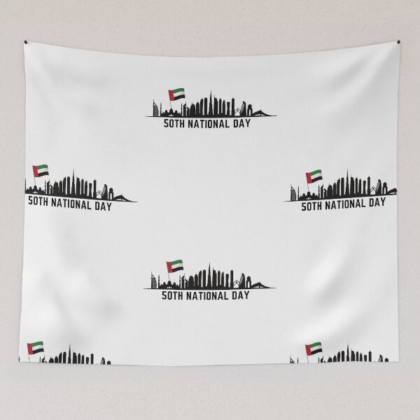 Item preview, UAE National Day, UAE 50th National Day designed and sold by Naked-Alien.