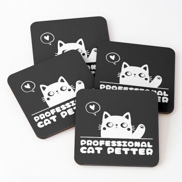 Item preview, Professional Cat Petter, Funny Cat Lover, Gently Fondles and Caresses Cat designed and sold by singRsong.