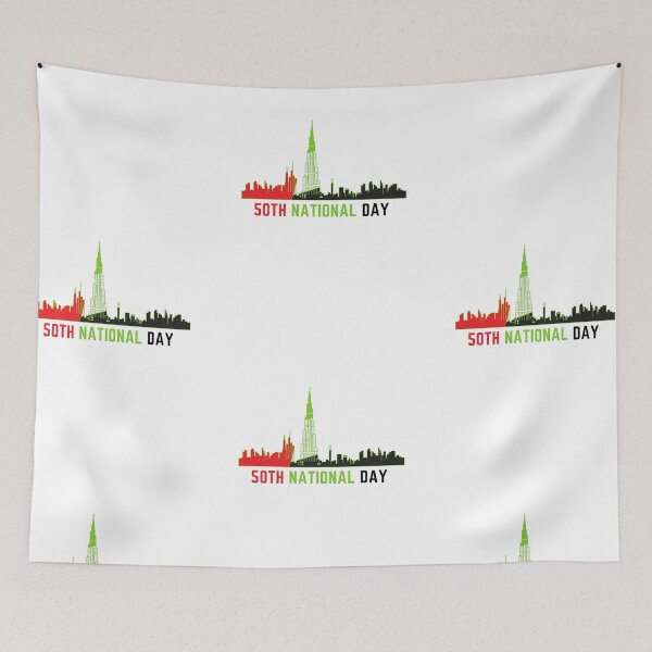 Item preview, UAE National Day, UAE 50th National Day designed and sold by Naked-Alien.