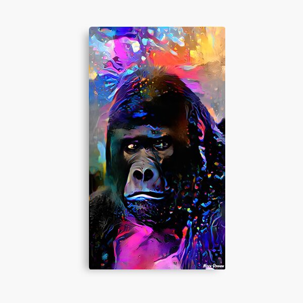 The Endangered Animals - Western Gorilla Impression sur toile