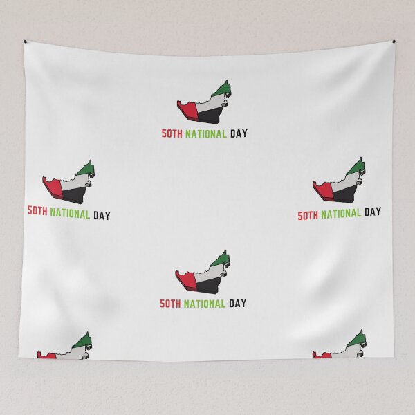 Item preview, UAE National Day, UAE 50th National Day designed and sold by Naked-Alien.