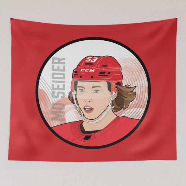 Item preview, Detroit Red Wings - Moritz Seider designed and sold by Eye on the Blueline.
