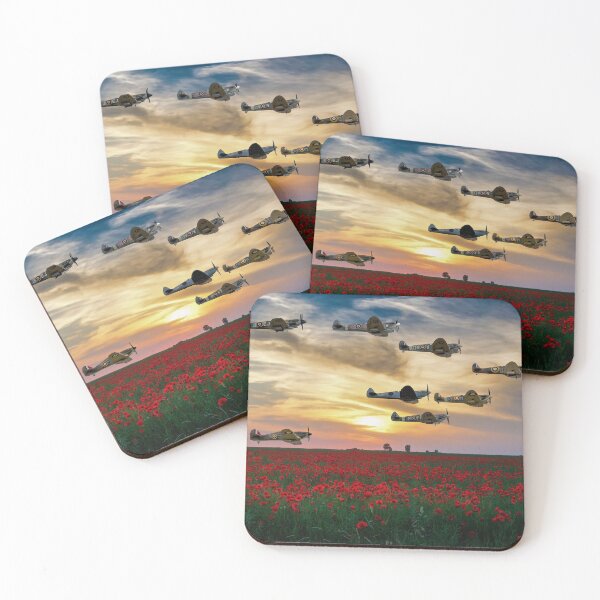 Item preview, Spitfires Over The Poppy Field designed and sold by derekbeattie.