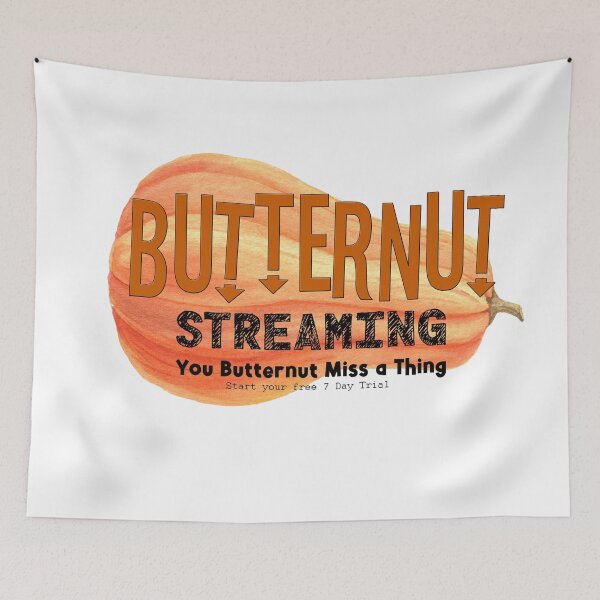 Item preview,  BUTTERNUT STREAMING SERVICE - Home of Tiny Secret Whispers designed and sold by Iskybibblle.