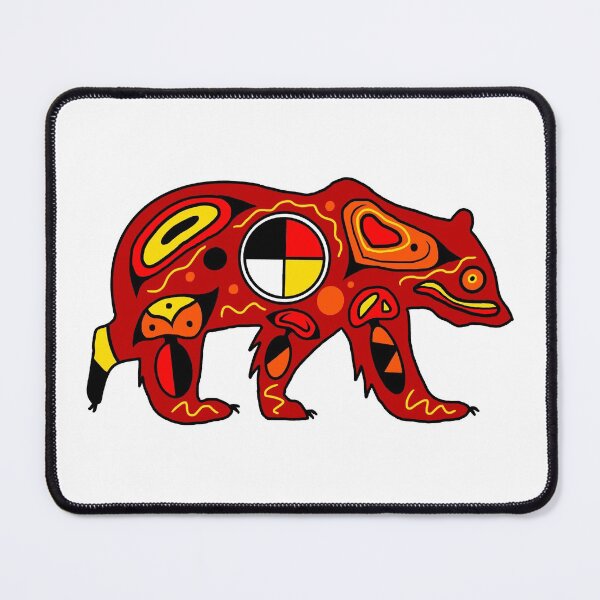 Item preview, Medicine Wheel Bear designed and sold by cicadashoppe.