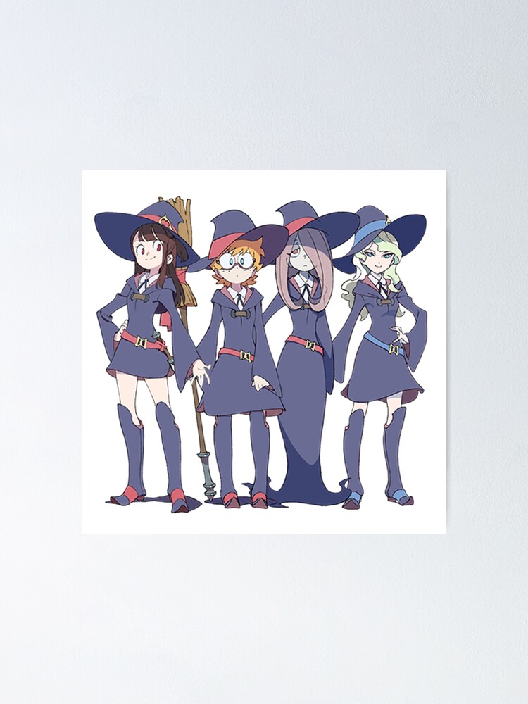 8350,20x30cm/8x11inches For Anime Little Witch Academia Atsuko Diana Manga Wall Poster Affiche Faire Défiler