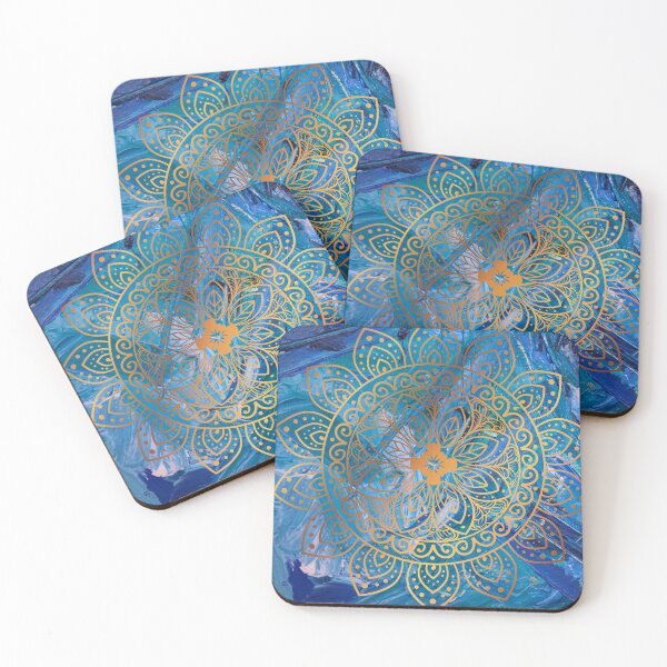 Item preview, Liturgical blue ornamental design designed and sold by CheekyGrace.