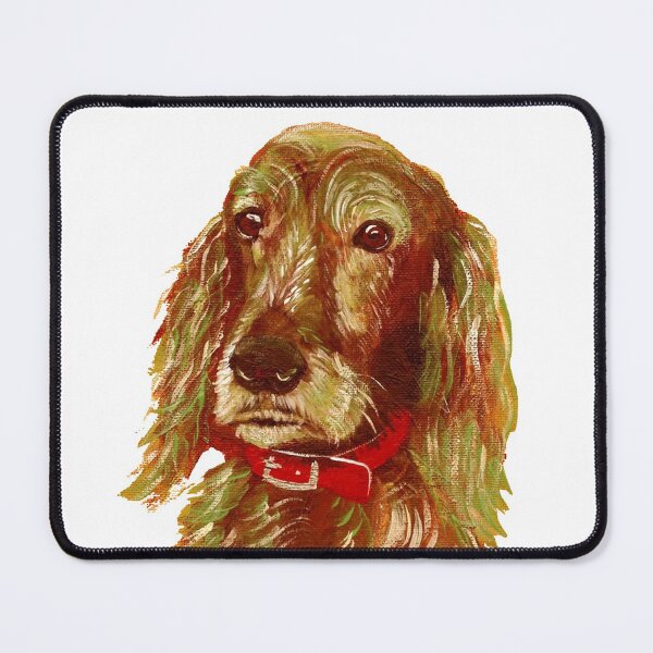 Artikelvorschau, IRISH SETTER *Lucy*~ Welpe Hund: Pop Art~OriginalGemälde~LilyKoArt entworfen und verkauft von Spinning Plates 360.