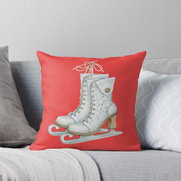 Item preview, Old Fashion Ice Skates in watercolor designed and sold by smnessen.