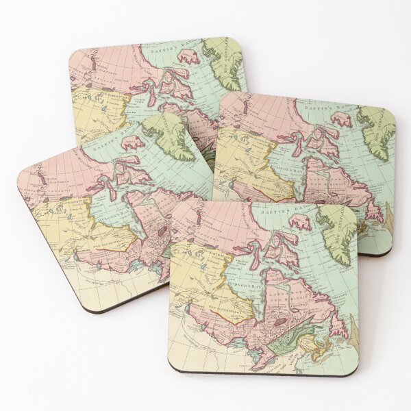Item preview, 1797 Vintage Map of British Colonies in North America designed and sold by Gin  Neko.