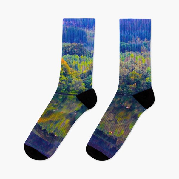 Item preview, Scottish forest water reflections in Pitlochry designed and sold by chiaravisuals.