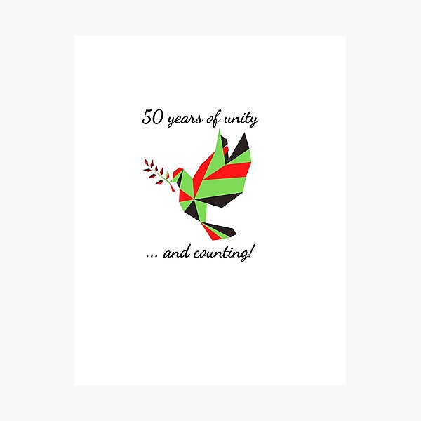 Item preview, UAE National Day, UAE 50th National Day designed and sold by Naked-Alien.