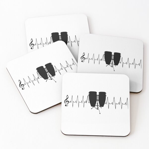 Item preview, Conga Drums and Heartbeat Line designed and sold by Primroaddesigns.