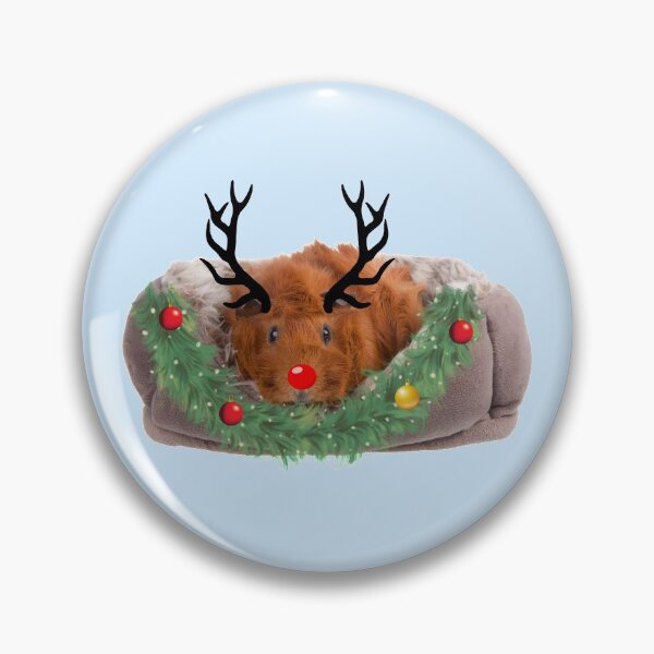 Item preview, Merry Christmas Pigmas Guinea Pig with Antlers Pack designed and sold by Artventurous.