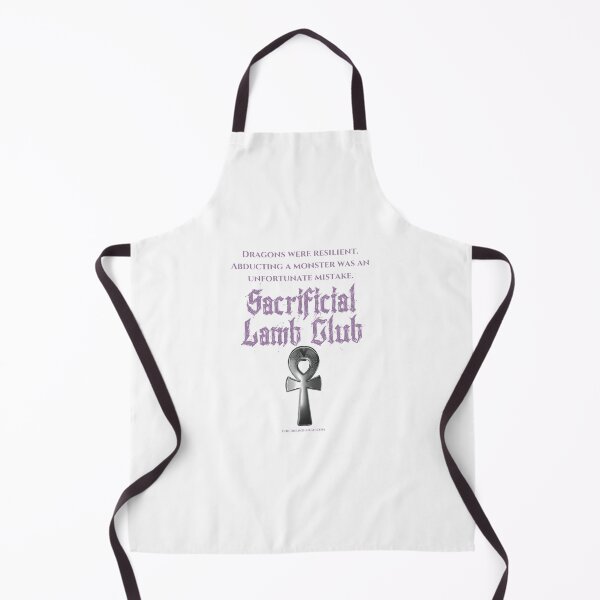 Item preview, Sacrificial Lamb Club Dragon Quote Merch Purple Font designed and sold by mythomedia.