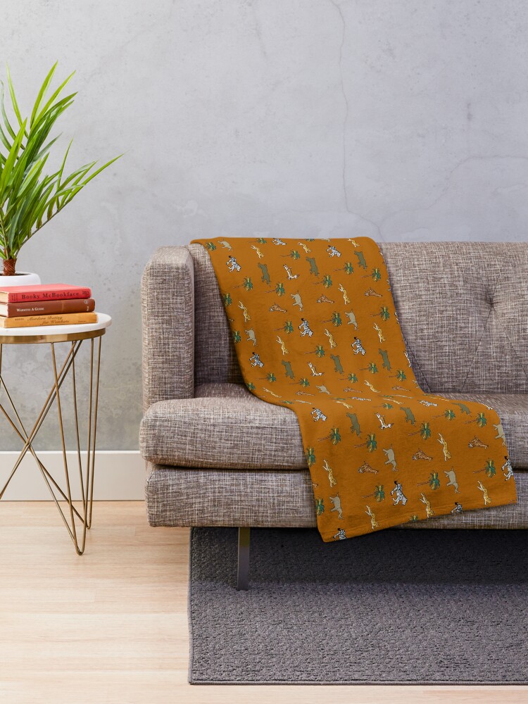 Darjeeling Limited Luggage Pattern Fan Art Throw Pillow for Sale by  WhatWhatDesigns