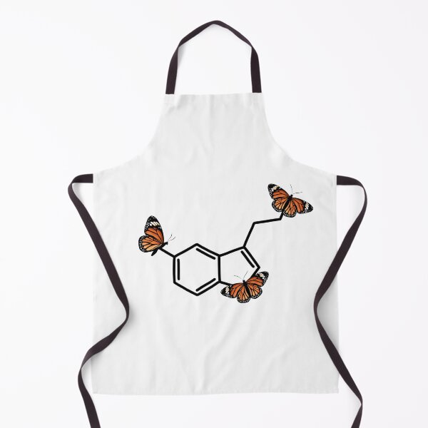 Item preview, Orange Monarch Butterfly Serotonin Structure  designed and sold by the-bangs.