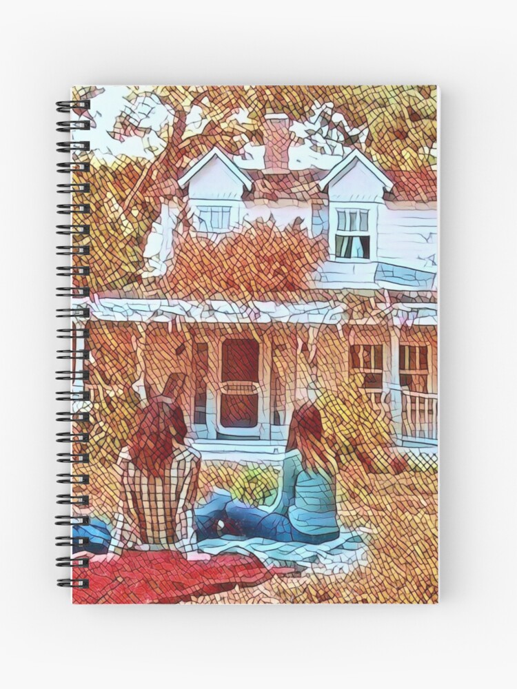 Thumbnail 1 of 3, Spiral Notebook, Picnic at the Inn - Old House designed and sold by Felipe Levin.