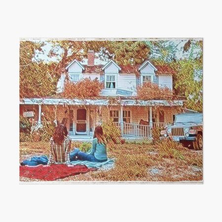 Otherside Picnic - Circle autumn Art Board Print for Sale by Joni77