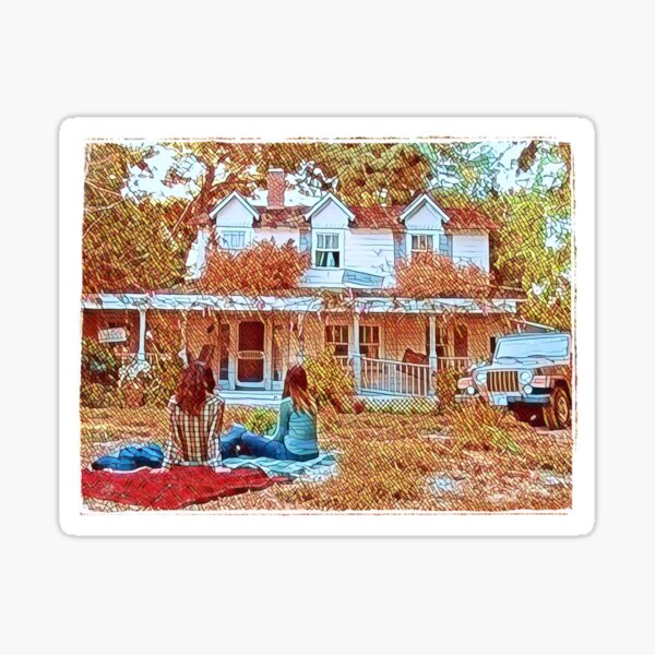 Picnic at the Inn - Old House Sticker