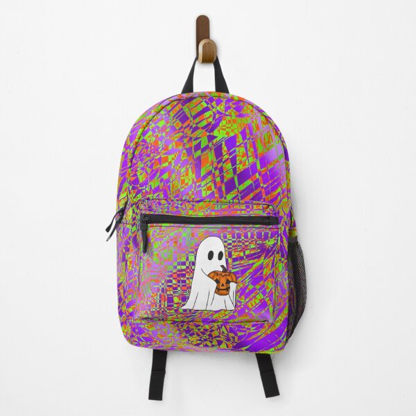 Item preview, Spooky Ghost Boy Loves His Jack-o-lantern III designed and sold by velvetearth.
