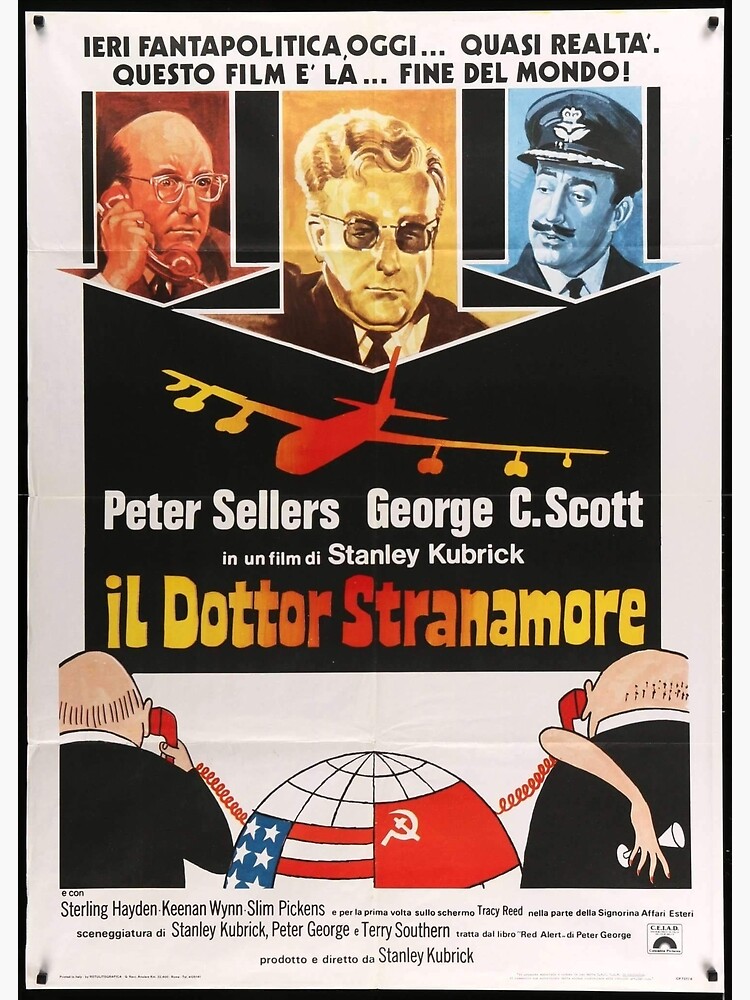 Disover Strangelove, Dr. Strangelove Stanley Kubrick Premium Matte Vertical Poster