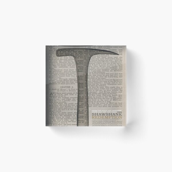 Shawshank Hammer Acrylic Block