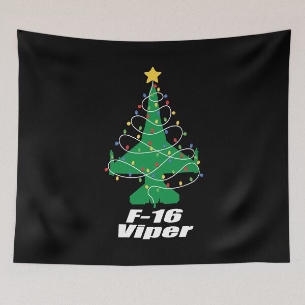 Item preview, Viper Christmas, F-16 Jet Fighter souvenir and Fighter jet pilots enthusiasts designed and sold by ARTsPlural.