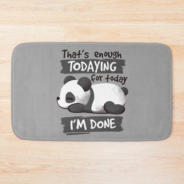 Item preview, Panda enough todaying designed and sold by NemiMakeit.