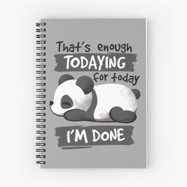 Item preview, Panda enough todaying designed and sold by NemiMakeit.