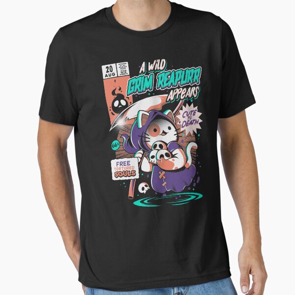 Vista previa del artículo con la obra «Purr sombrío», diseñado y vendido por Ilustrata®.