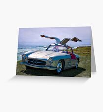 1955 Mercedes-Benz 300SL Gullwing Replica Greeting Card
