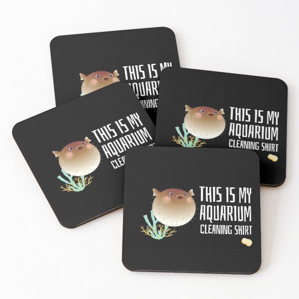 Item preview, This is My Aquarium Cleaning Shirt with Cute Puffer Fish designed and sold by Brimwood.