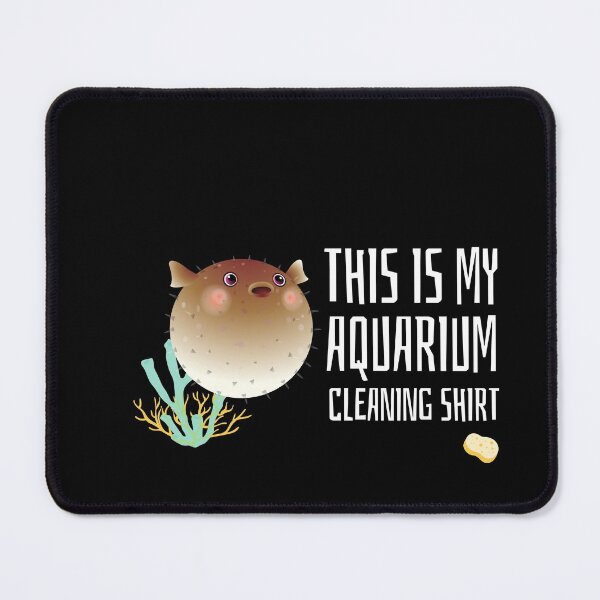 Item preview, This is My Aquarium Cleaning Shirt with Cute Puffer Fish designed and sold by Brimwood.